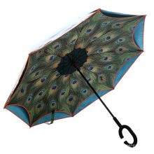 B17 umgedrehter Regenschirmsonnenregenschirm-Autoregenschirm